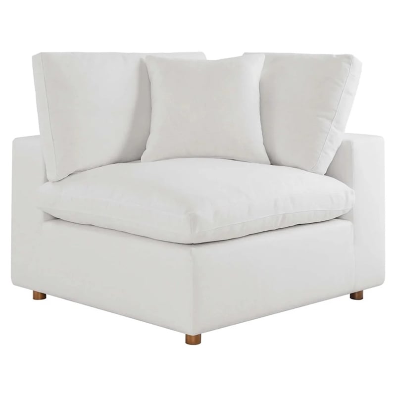 Aron Living Haven 3 Seater Sectional Sofa in White