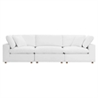 Aron Living Haven 3 Seater Sectional Sofa in White