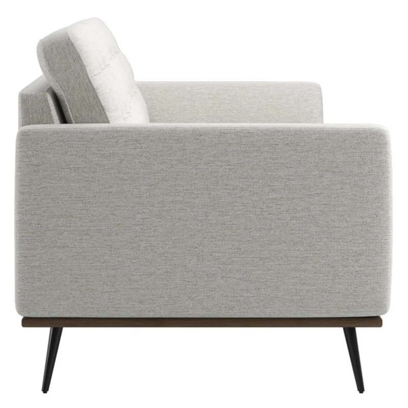 Aron Living Loft 7 Feet Mid-century Deep Seat Sofa in Beige