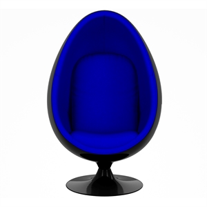 Aron Living Easter Egg Chair in Blue & Black