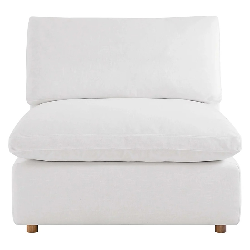 Aron Living Haven 3 Seater Sectional Sofa With Ottoman in White