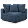 Aron Living Haven 4 Seater Sectional Sofa With Ottoman in Azure