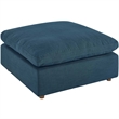Aron Living Haven 4 Seater Sectional Sofa With Ottoman in Azure