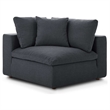 Aron Living Haven 4 Seater Sectional Sofa With Ottoman in Gray