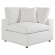 Aron Living Haven 4 Seater Sectional Sofa With Ottoman in White