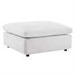 Aron Living Haven 4 Seater Sectional Sofa With Ottoman in White