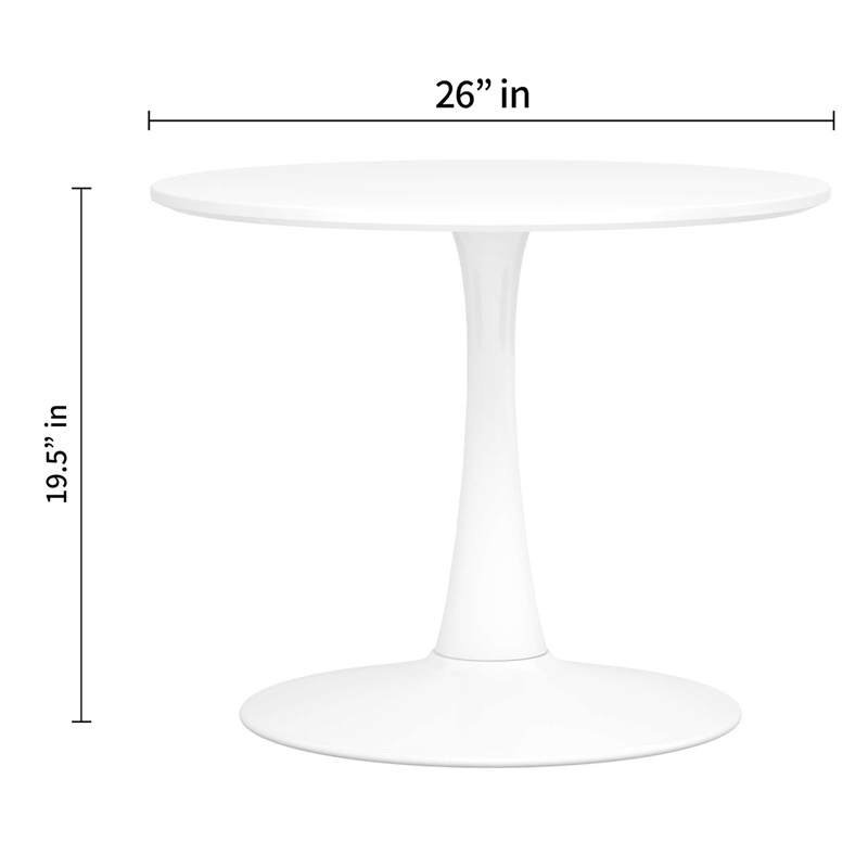 Aron Living Rose Wood Top Kids Table & Set of 2 Plastic Chairs in Gray