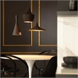 Aron Living Rivas Metal Pendant Light in Black