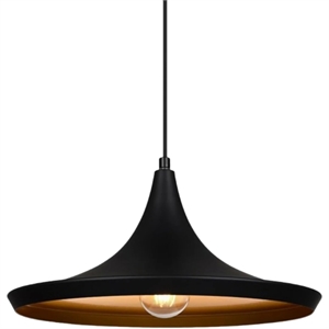 Aron Living Rivas Metal Pendant Light in Black