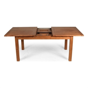Aron Living Capri Extendable Dining Table in Oak 5.3 ft