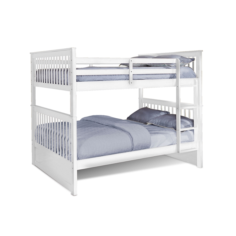 Bella Esprit Carol Full Over Full Bunk Bed Solid & Manufactured Wood White