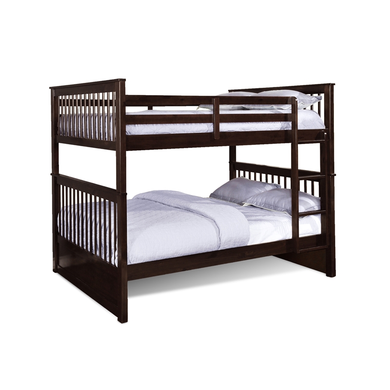 Bella Esprit Carol Full Over Full Bunk Bed Solid & Manufactured Wood Brown