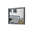 Reve & Belle Dresser & Mirror Solid & Manufactured Wood Black