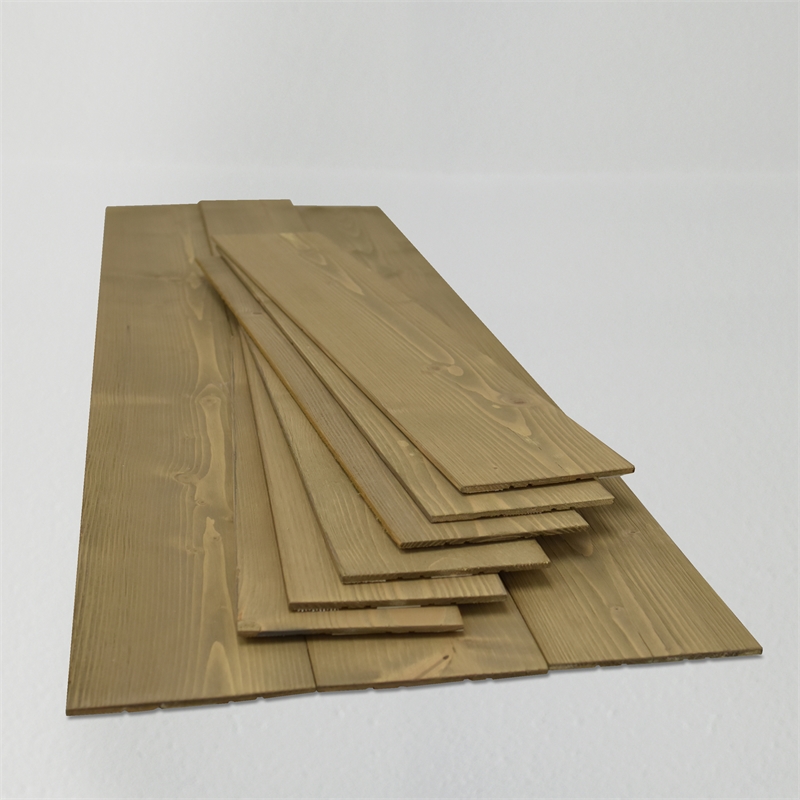 Bella Peel and Stick Solid Wood Wall Paneling Assorted Length 5inch Width19sqFt