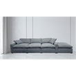 Conrad Modular Sectional In Light Gray Tweed