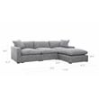 Conrad Modular Sectional In Light Gray Tweed