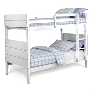 Twin / Twin Bunkbed In White