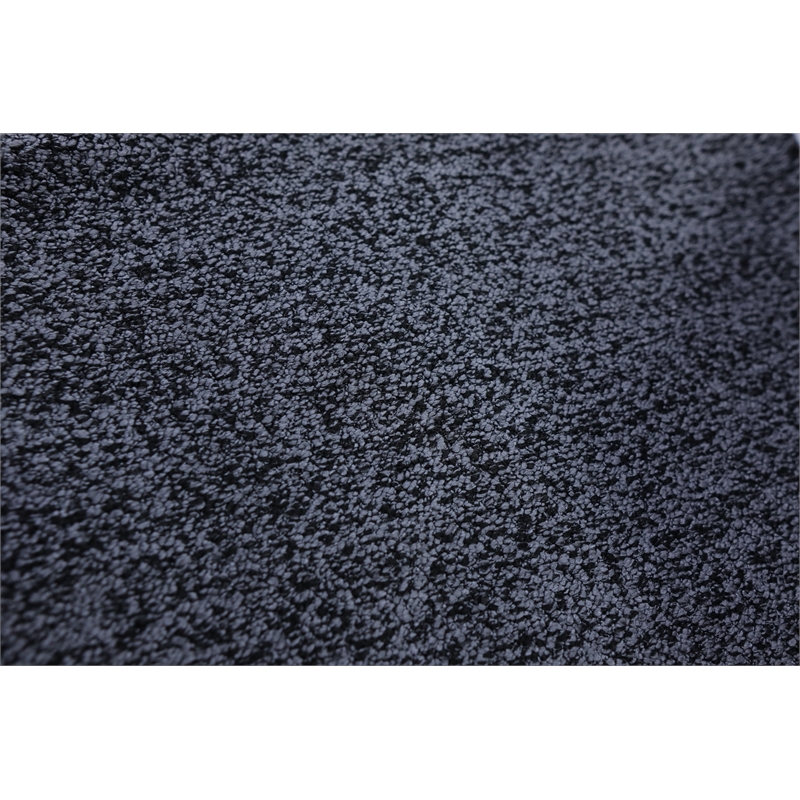 Essa Charcoal Reversible Sectional With USB Power Wood Legs And Storage Ottoman