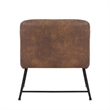 Saddle Brown Accent Chair