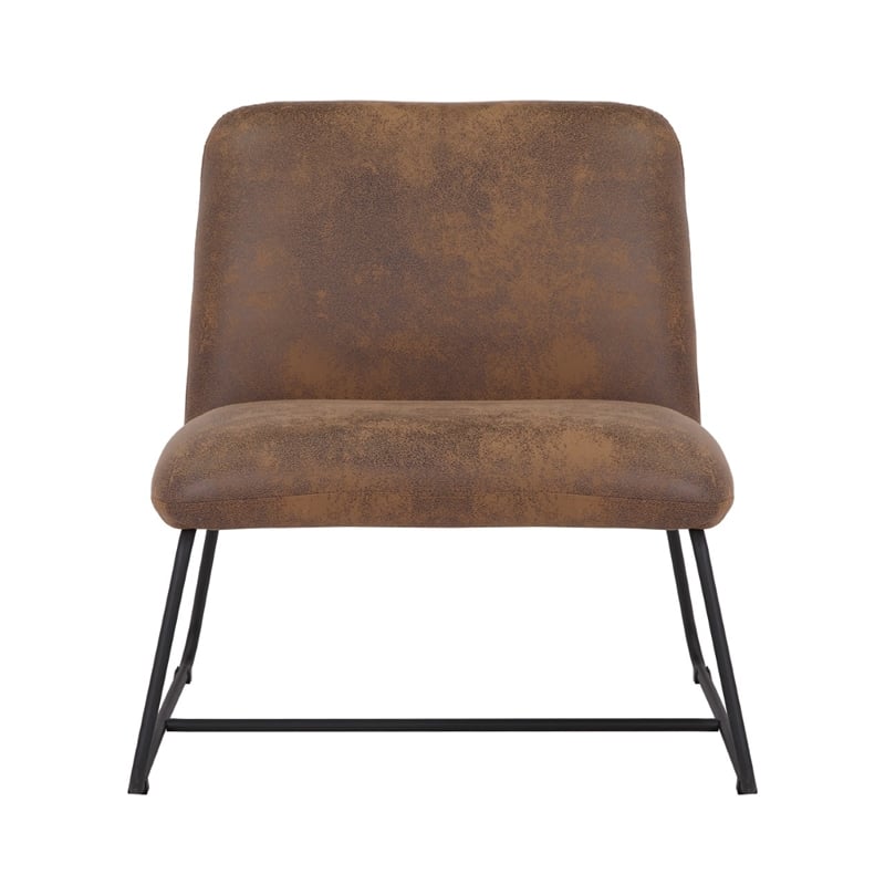 Saddle Brown Accent Chair