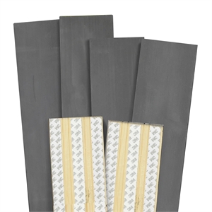 Decorative Solid Wood Wall Panel with Adhesive 3M Tape Vintage Gray 95 sqft