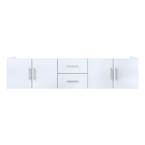 Lexora Home Geneva 80&quot Vanity Cabinet in Glossy White