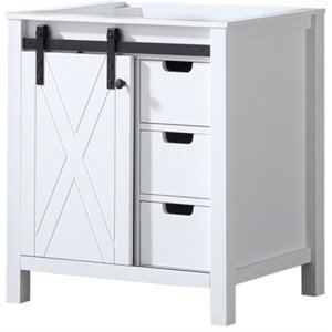 Lexora Home Marsyas 30&quot Vanity Cabinet in White