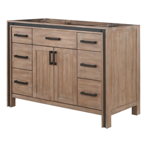 Lexora Home Ziva 48&quot Vanity Cabinet in Rustic Barnwood