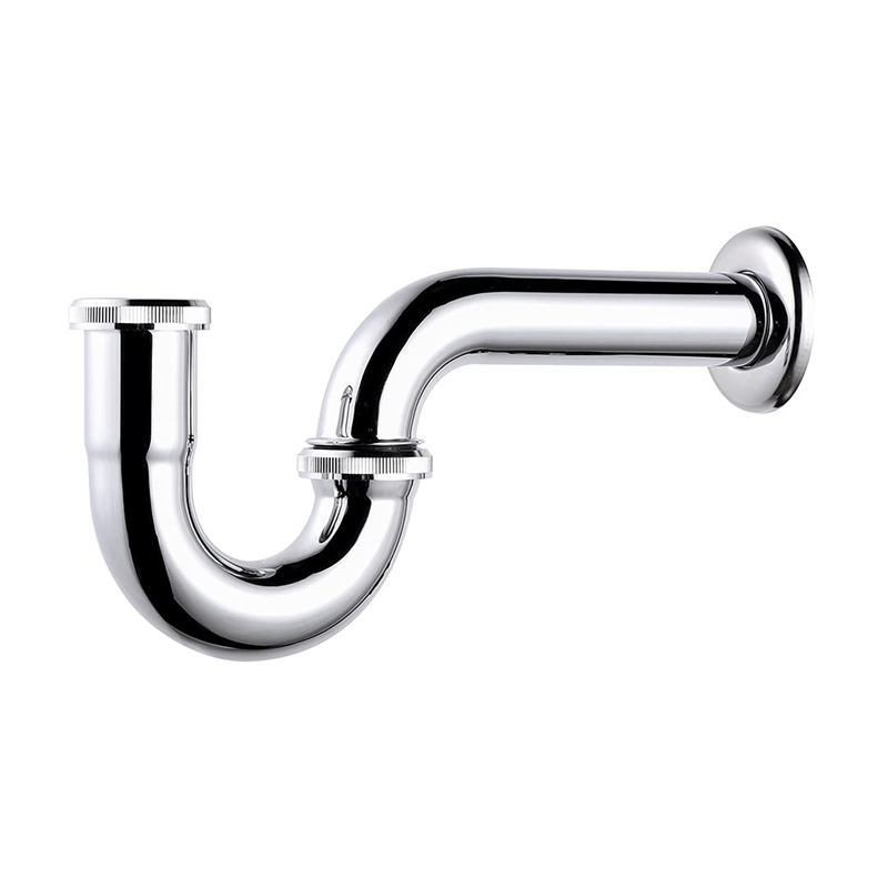 Lexora Home Scarico P-Trap For Bathroom in Chrome