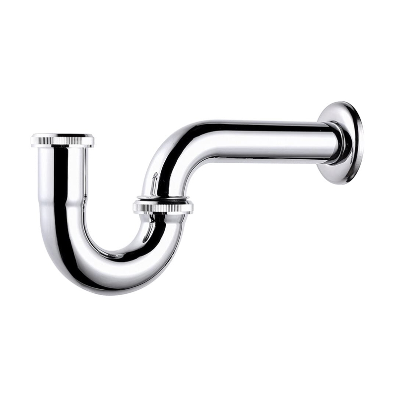 Lexora Home Scarico P-Trap For Bathroom in Chrome