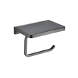 Lexora Home Bagno Bianca Stainless Steel Shelf with Holder in Chrome