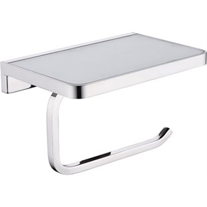 lexora home bagno bianca stainless steel shelf with holder