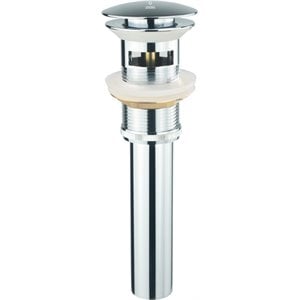 Lexora Home Scarico Pop-Up Drain Assembly with Overflow in Chrome