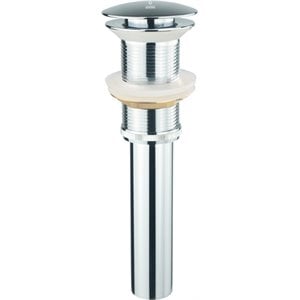 Lexora Home Scarico Pop-Up Drain Assembly without Overflow in Chrome