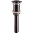 Lexora Home Scarico Pop-Up Drain Assembly without Overflow in Gun Metal