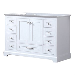 Lexora Home Dukes 48&quot Vanity Cabinet in White