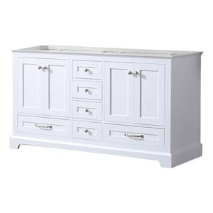 Lexora Home Dukes 60&quot Vanity Cabinet in White