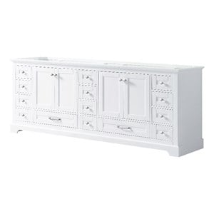 Lexora Home Dukes 84&quot Vanity Cabinet in White