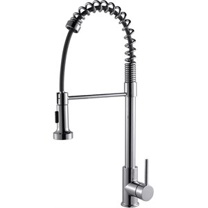 lexora home lanuvio brass kitchen faucet with pull out sprayer