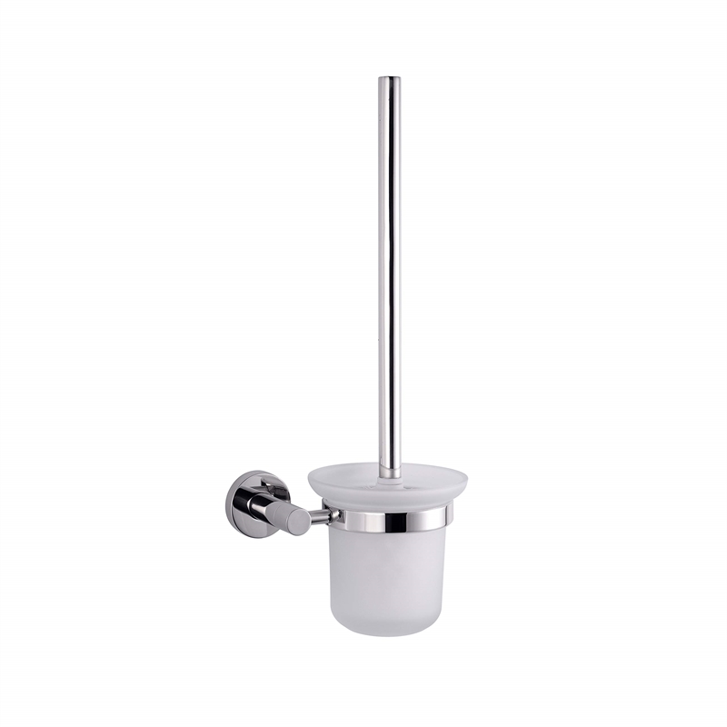 Lexora Home Bagno Nera Stainless Steel Toilet Brush in Chrome