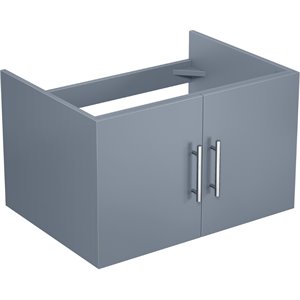 Lexora Home Geneva 30&quot Vanity Cabinet in Dark Gray