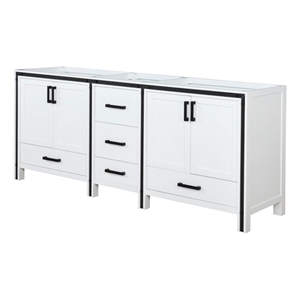 Lexora Home Ziva 72&quot Vanity Cabinet in White