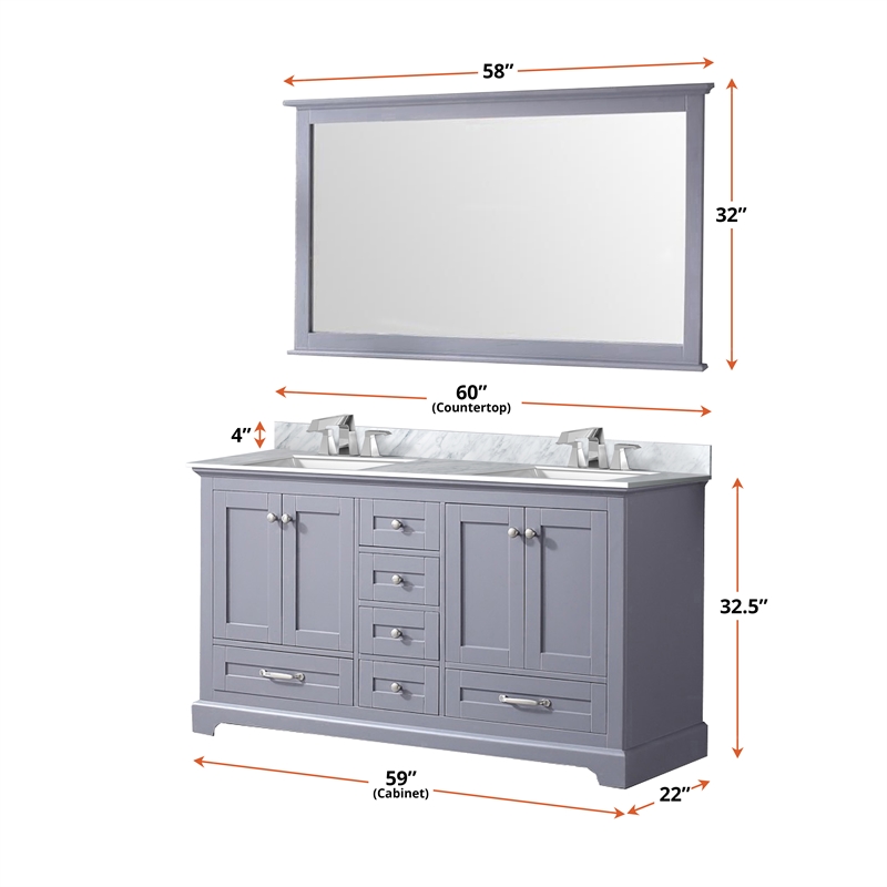 Lexora Home Dukes 60