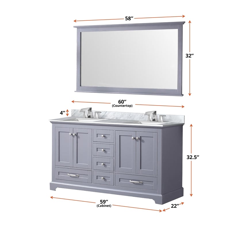 Lexora Home Dukes 60