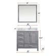 Lexora Home Jacques 36