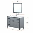 Lexora Home Ziva 48