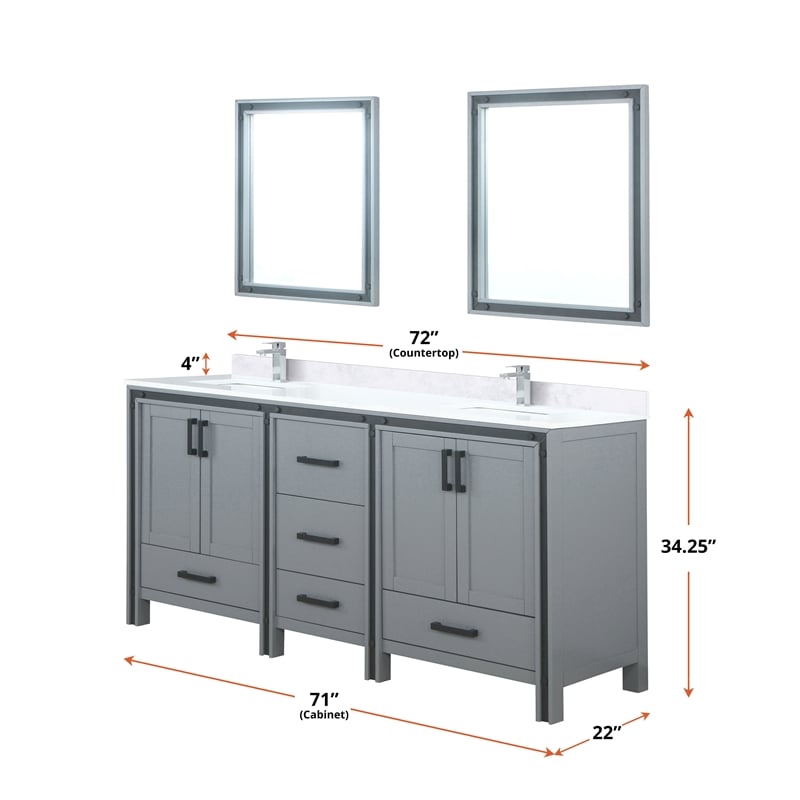 Lexora Home Ziva 72