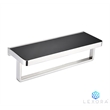 Lexora Home Bagno Lucido Stainless Steel Towel Holder in Chrome