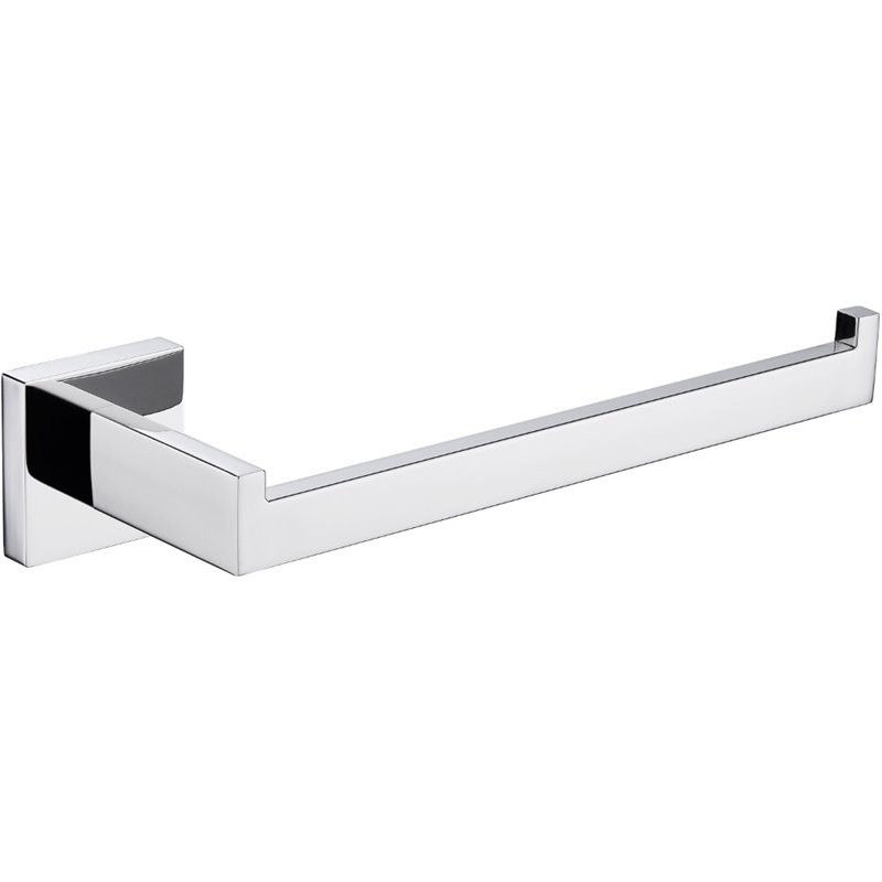 Lexora Home Bagno Lucido Stainless Steel Towel Holder in Chrome