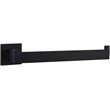 Lexora Home Bagno Lucido Stainless Steel Towel Holder in Matte Black
